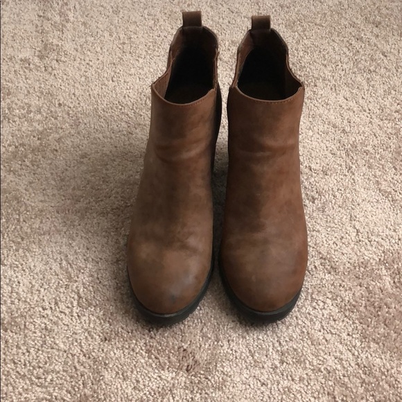 Shoes - Brown Booties - Size 10